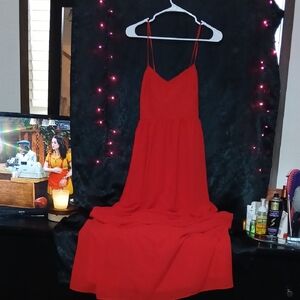 Badgley Mischka Red Dress
